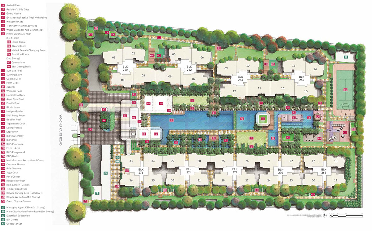 Yio Chu Kang Beacon Floor Plan Hundred Palms Residences