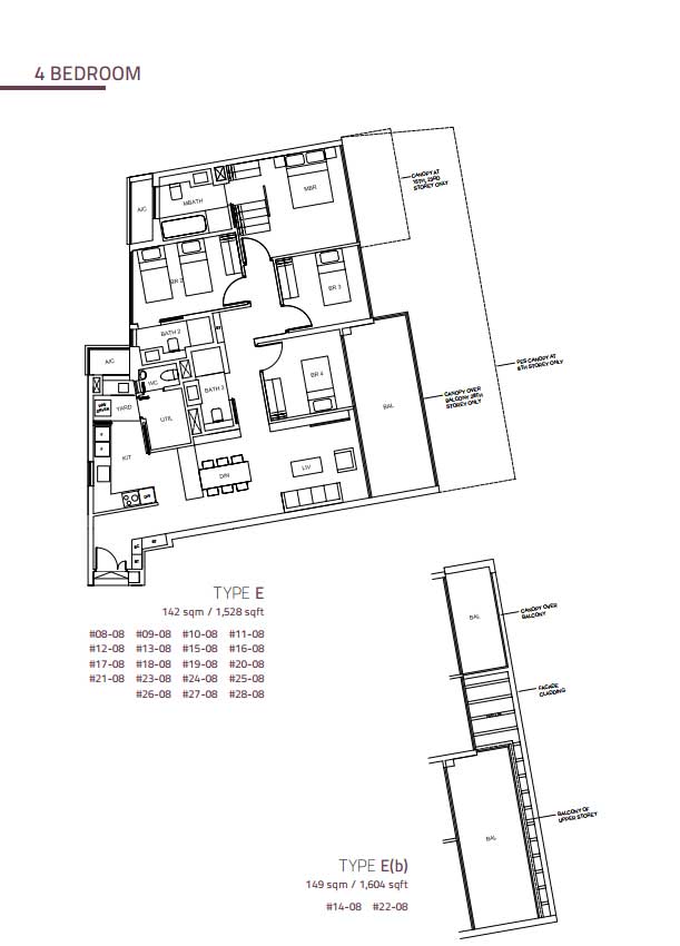 Cairnhill Nine Floor Plans and Typical Units