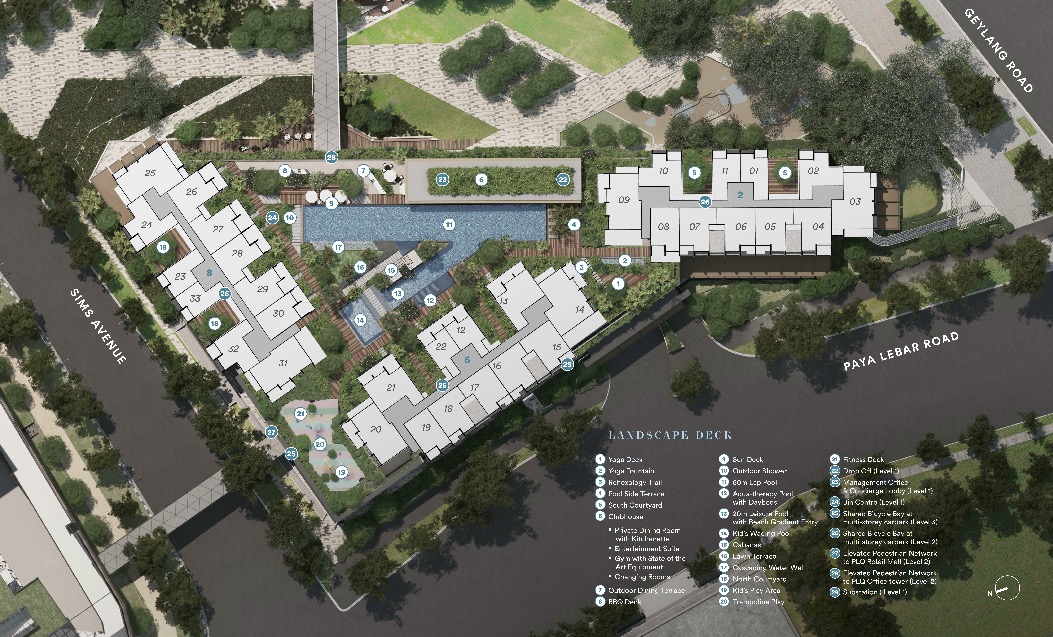Park Place Residences Facilities and Site Plan