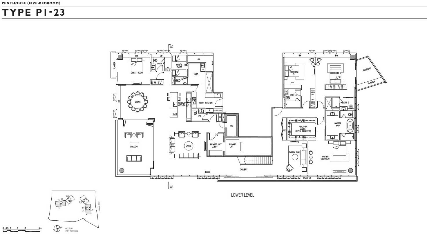 Gramercy Park Floor Plans and typical Units Mix